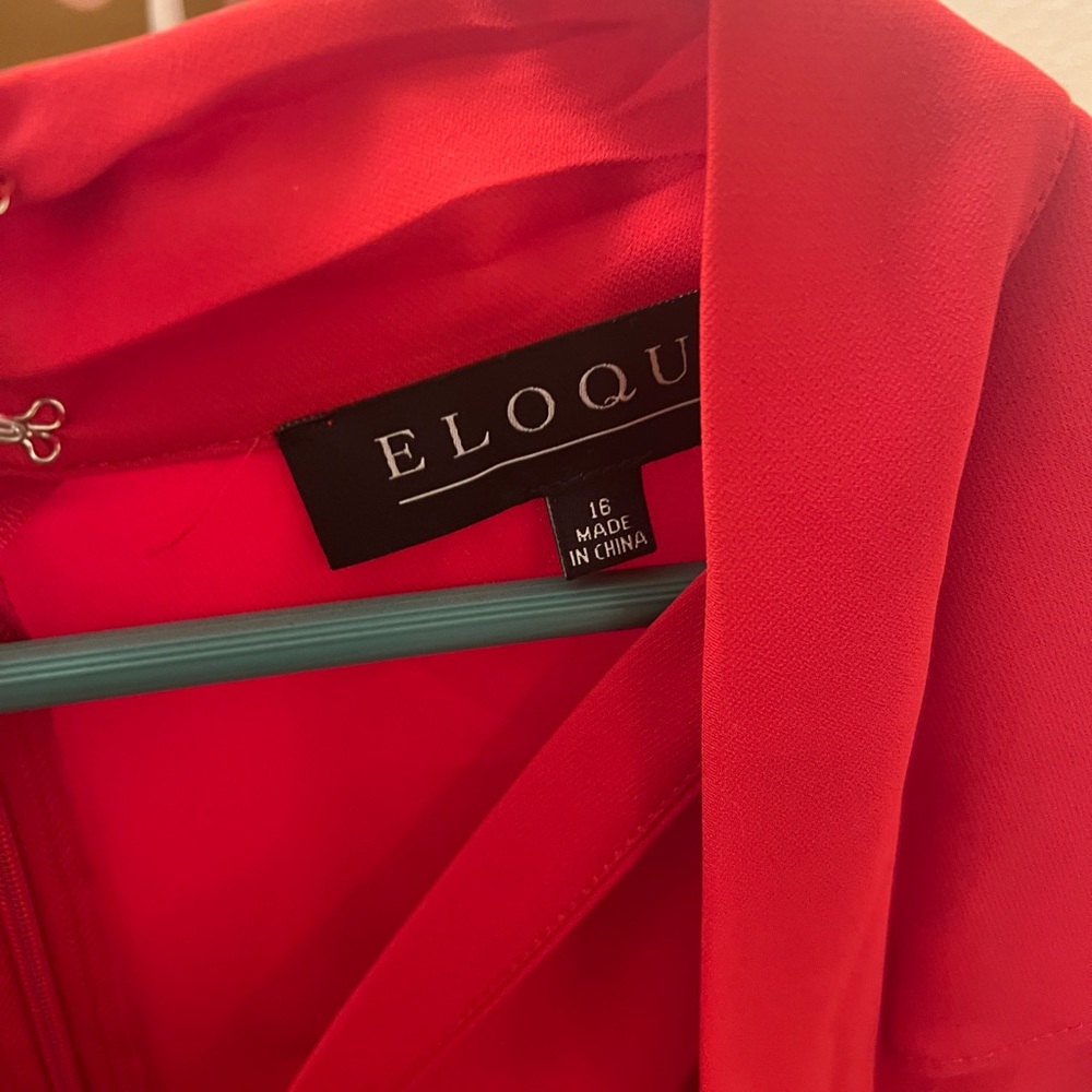 Like New Plus Size Red Ruffle Dress - Picture 2 of 4